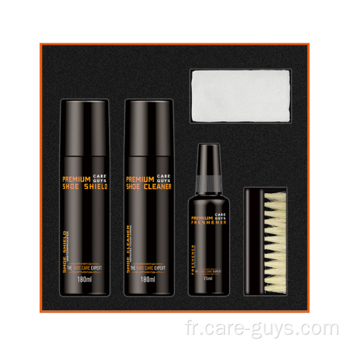 Kit de soins de chaussures premium ensemble de nettoyage de chaussures